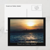 Istanbul Sunset Briefkaart (Voorkant / Achterkant)