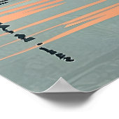 Istanbul Sunset - Moskeeën en bruggen Silhouet Poster (Hoek)