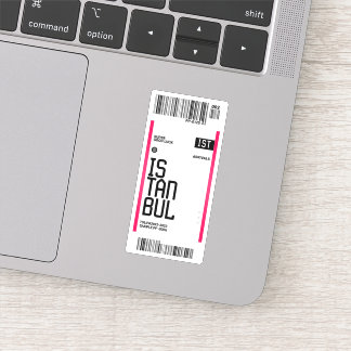 Istanbul Travel Ticket Sticker