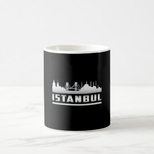 Istanbul Turkey City Skyline Cityscape Funny Gift Koffiemok