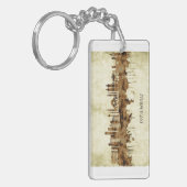 Istanbul Turkey Cityscape Sleutelhanger (Voorkant Links)