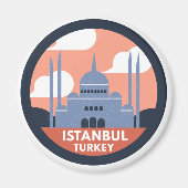 Istanbul Turkey magnet (Voorkant)