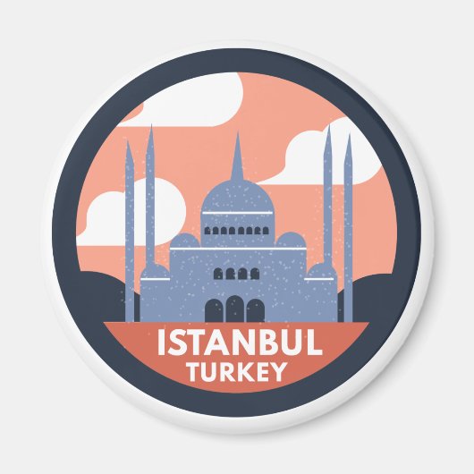 Istanbul Turkey magnet (Voorkant)