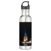 Istanbul Turkey Night Light Scene Travel landscape Waterfles (Voorkant)