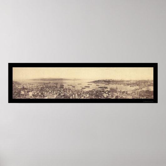 Istanbul Turkey Photo 1876 Poster (Voorkant)