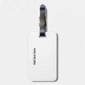 Istanbul Turkey Skyline Bagagelabel (Achterkant verticaal)