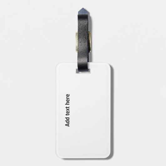  Istanbul Turkey Skyline Bagagelabel (Achterkant verticaal)