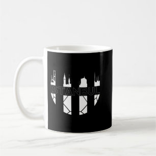 Istanbul Turkey skyline Besiktas football fan Pull Koffiemok