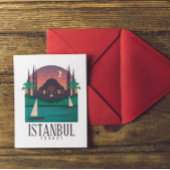  Istanbul Turkey Skyline Briefkaart