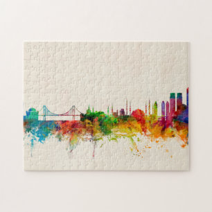 Istanbul Turkey Skyline Legpuzzel