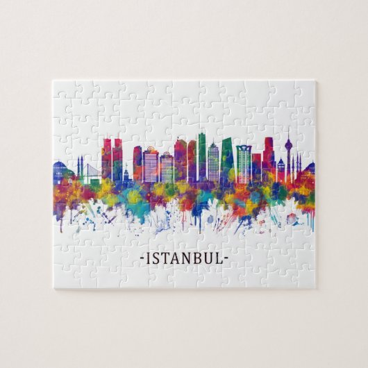Istanbul Turkey Skyline Legpuzzel (Horizontaal)