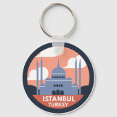 Istanbul Turkey Sleutelhanger (Voorkant)