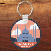 Istanbul Turkey Sleutelhanger (Achterkant)