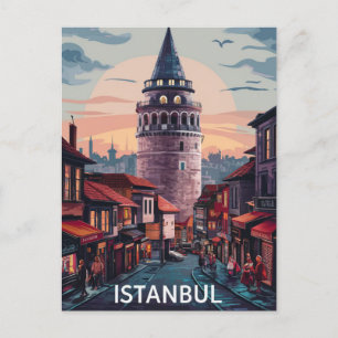 Istanbul Turkey Street Briefkaart