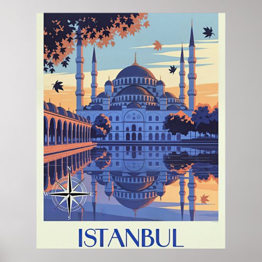 Istanbul, Turkey travel  Poster (Voorkant)