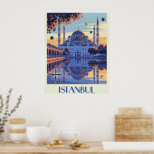 Istanbul, Turkey travel  Poster (Keuken)
