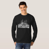 Istanbul Turkey  vagabond travel digital nomad sou T-shirt (Voorkant volledig)