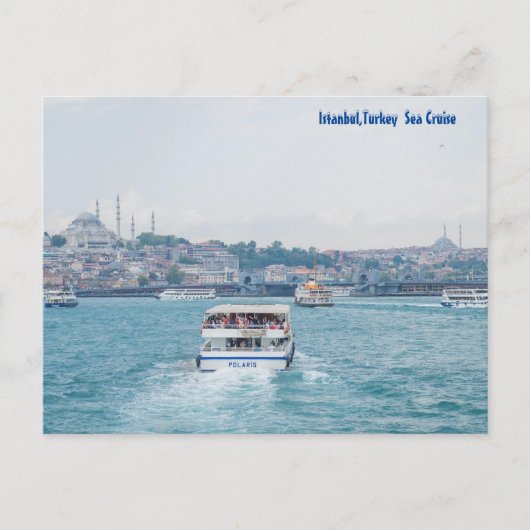 Istanbul Turkey , Zee Cruise Briefkaart (Voorkant)