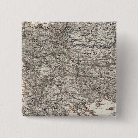 Istanbul, Turkije 2 Vierkante Button 5,1 Cm (Voorkant)