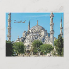 Istanbul Turkije Blauwe Moskee Architectuur Dag Ge Briefkaart