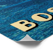 Istanbul, Turkije, Bosphorus-brug, cruiser voor to Poster (Hoek)