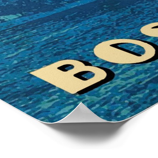 Istanbul, Turkije, Bosphorus-brug, cruiser voor to Poster (Hoek)