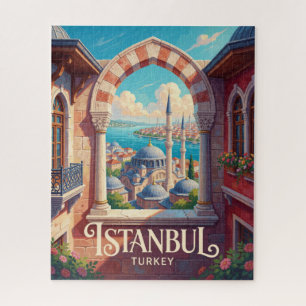 Istanbul Turkije Bosporus Ottomaanse Architectuur Legpuzzel