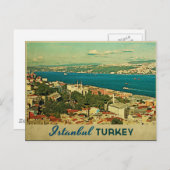  Istanbul Turkije Briefkaart (Voorkant / Achterkant)