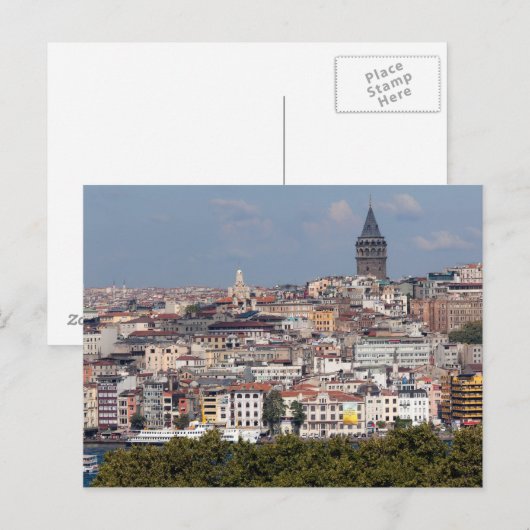 Istanbul Turkije Briefkaart (Voorkant / Achterkant)