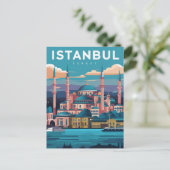 Istanbul Turkije Briefkaart (Staand voorkant)