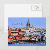 Istanbul, Turkije Briefkaart (Voorkant / Achterkant)