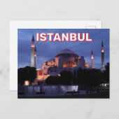 Istanbul, Turkije Briefkaart (Voorkant / Achterkant)