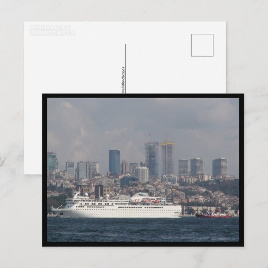 Istanbul (Turkije) Briefkaart (Voorkant / Achterkant)