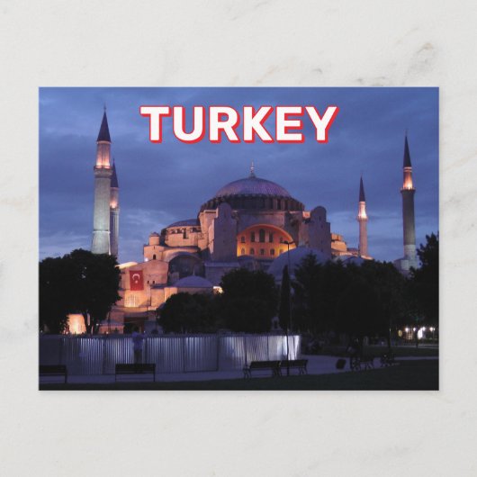 Istanbul, Turkije Briefkaart (Voorkant)