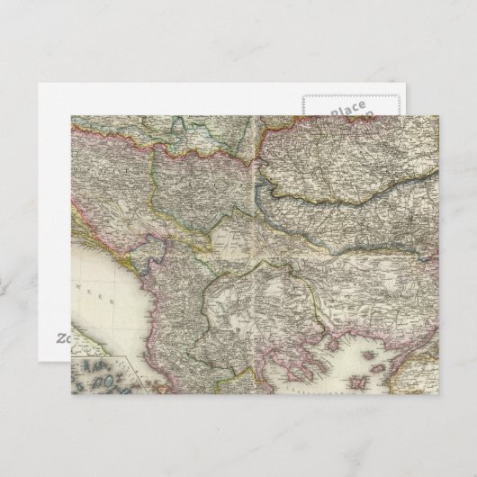 Istanbul, Turkije Briefkaart (Voorkant / Achterkant)