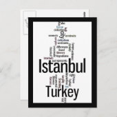 Istanbul Turkije Briefkaart (Voorkant / Achterkant)