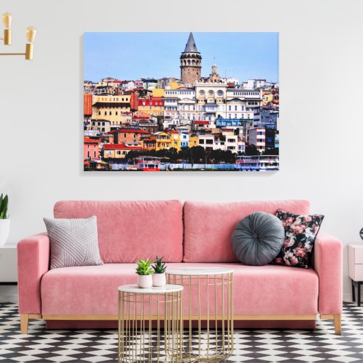 Istanbul, Turkije Canvas Afdruk (Insitu (Woonkamer))