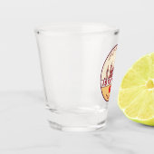 Istanbul Turkije City Skyline Embleem Shot Glas (Links)