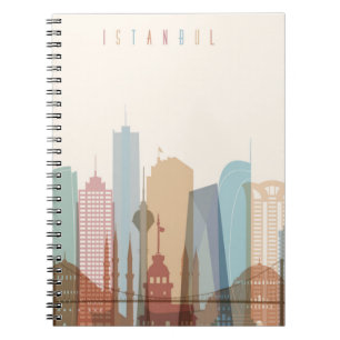 Istanbul, Turkije   City Skyline Notitieboek