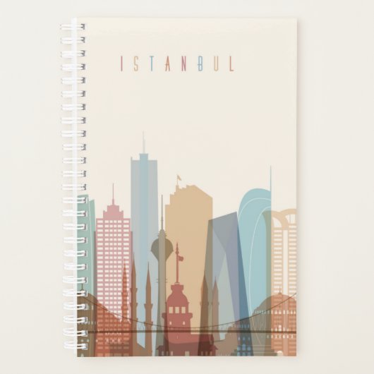 Istanbul, Turkije | City Skyline Planner (Voorkant)