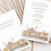 Istanbul Turkije Destination Wedding Kaart