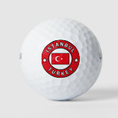 Istanbul Turkije Golfballen (Voorkant)