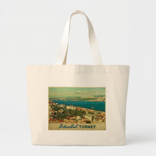  Istanbul Turkije Grote Tote Bag (Voorkant)