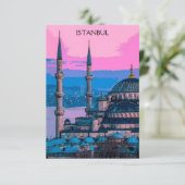 Istanbul Turkije Hagia Sophia Architectuur Kaart (Staand voorkant)