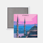 Istanbul Turkije Hagia Sophia Architectuur Magneet (Voorkant / Achterkant)