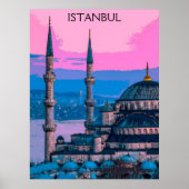 Istanbul Turkije Hagia Sophia Architectuur Poster (Voorkant)