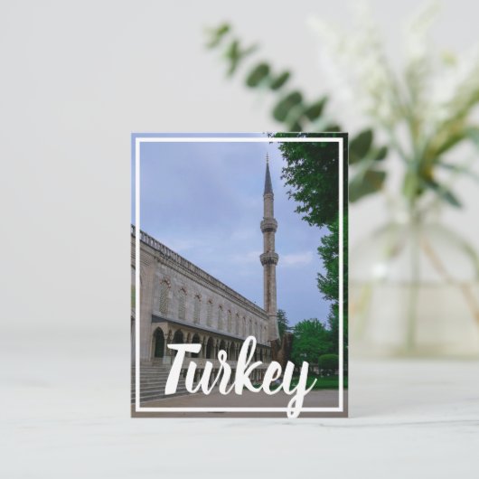 Istanbul Turkije het paleis Seraglio Topkapi Briefkaart (Staand voorkant)