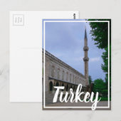Istanbul Turkije het paleis Seraglio Topkapi Briefkaart (Voorkant / Achterkant)