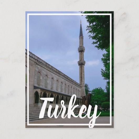 Istanbul Turkije het paleis Seraglio Topkapi Briefkaart (Voorkant)