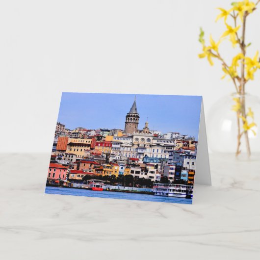 Istanbul, Turkije Kaart (Gele Bloem)